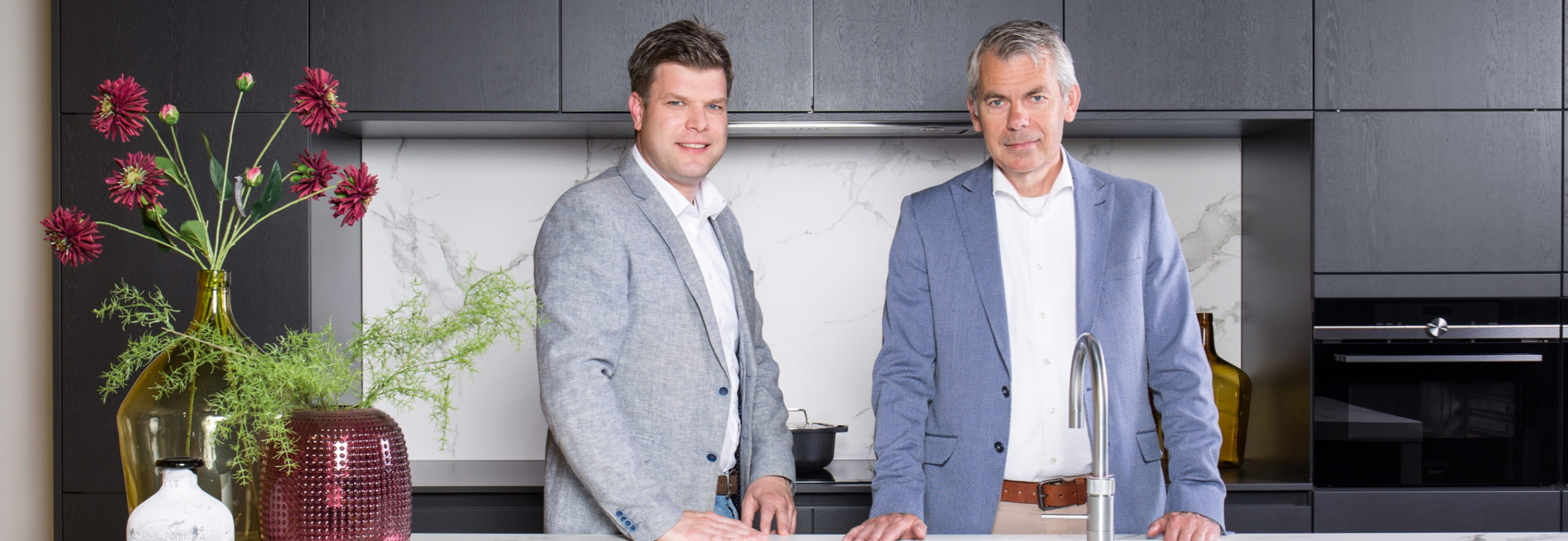 Huidig commercieel directeur Maurits Heijmen en algemeen directeur Henny Jansen