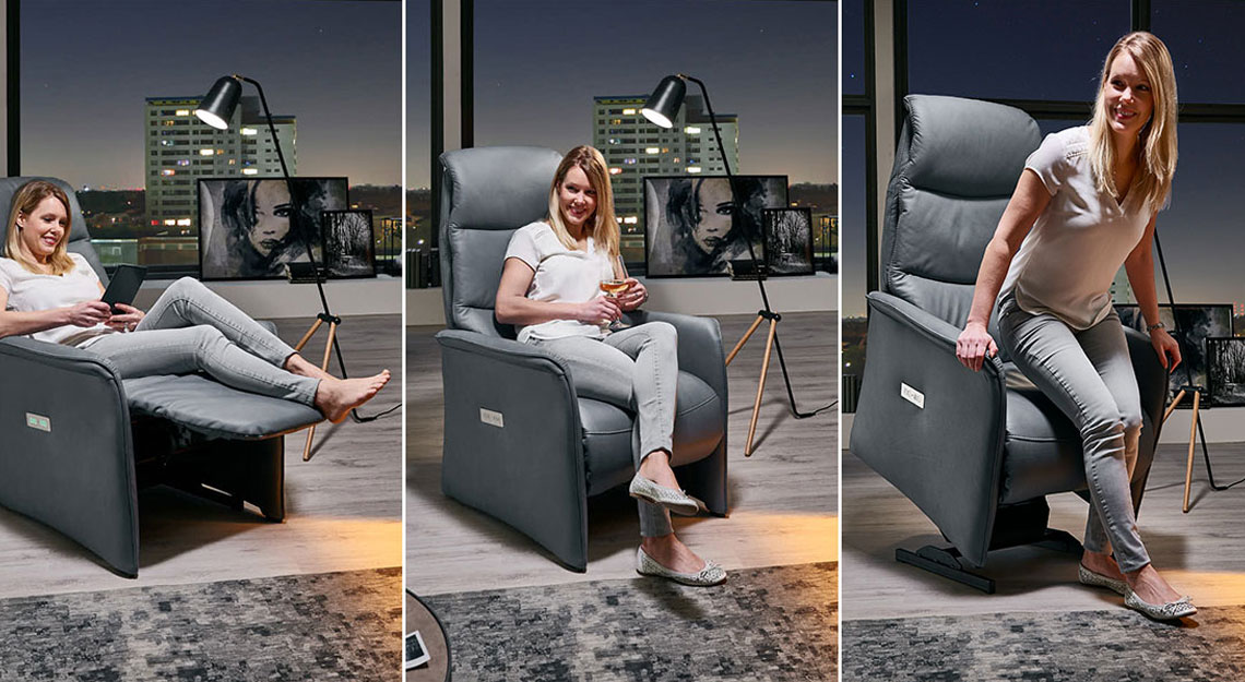 Sta-op fauteuils bij Jansen Totaal Wonen.